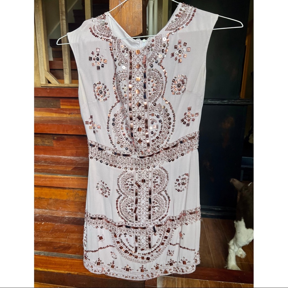 Bohemian style sequin dress